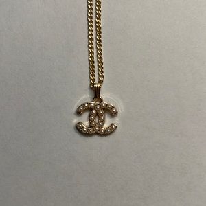 Upcycled Chanel CC Pearl Necklace